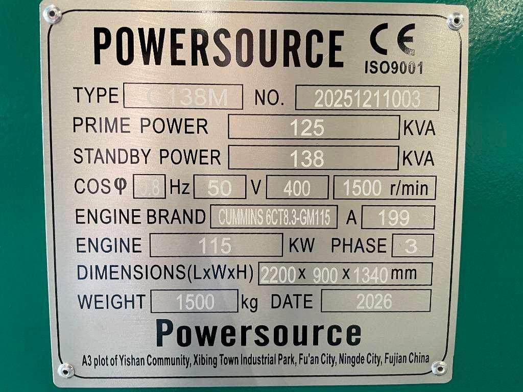 Cummins 6CT8.3-GM115 - 138 kVA Marine Genset - DPX-19752 Photo 6