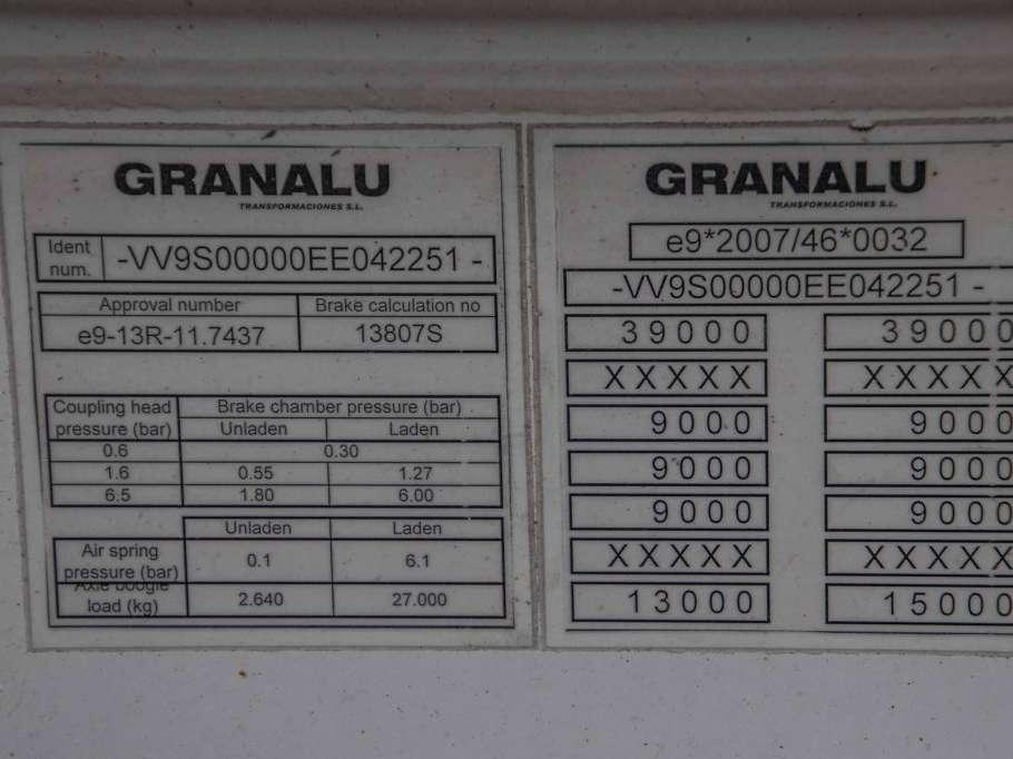 GRANALU STEEL-30M3- HYDR. DEUR - BACHE Photo 7