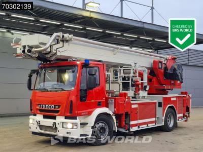 Iveco Eurocargo 180E300 4X2 DEMO Magirus P33 Ladder truck 33mtrs  Feuerwehr Euro 5 en vente par BAS World B.V.