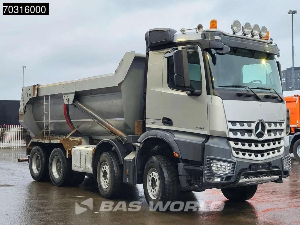 Mercedes-Benz Arocs 4151 8X4 18m3 tipper steel suspension Big-Axle Automatic Euro 6 Photo 15