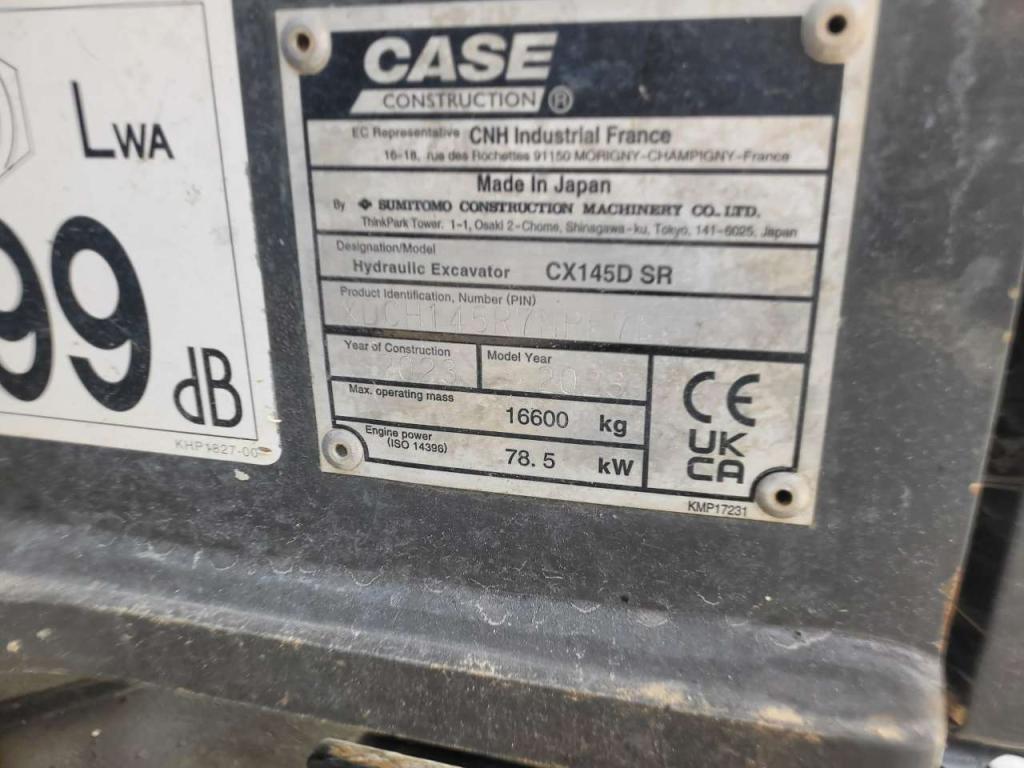 Case CX 145 D SR Photo 8