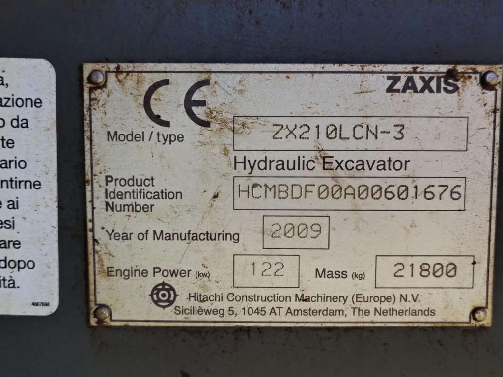 Hitachi ZX 210 LCN-3 Photo 29