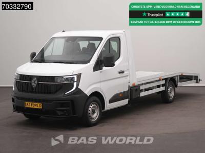Renault Master 170PK Automaat Autotransporter LED Trekhaak Airco Cruise CarPlay Parkeersensoren Lier Euro6 en vente par BAS World B.V.