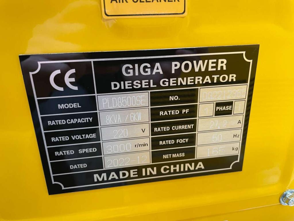 Giga Power PLD8500SE 8 kVA silent generator Photo 6