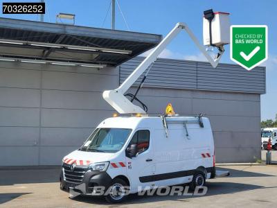 Renault Master 145PK Hoogwerker 12m Werkhoogte L2H2 Trekhaak Airco Cruise Camera Euro6 L2 Hubarbeitsbuhne A en vente par BAS World B.V.