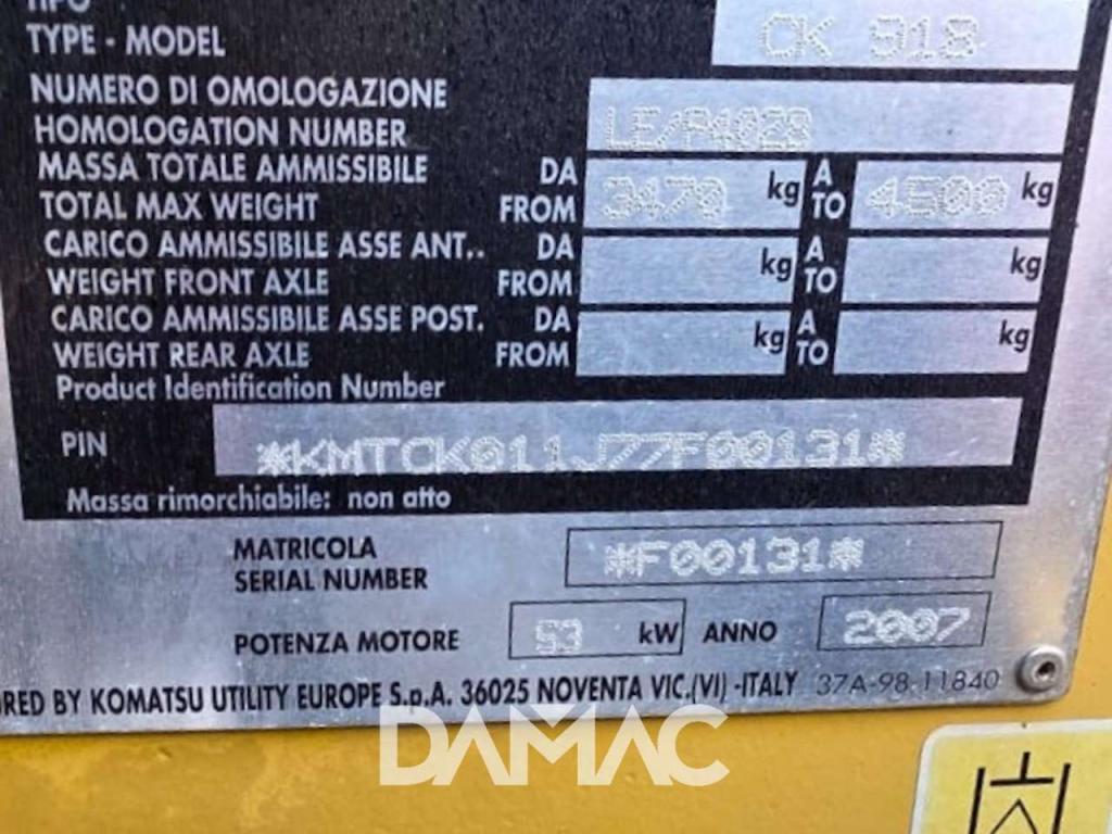 Komatsu CK20 Photo 23