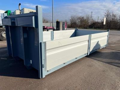 CONTAINER SCARRABILE NUOVO A PIANALE CON SPONDE en vente par Aurora Srl
