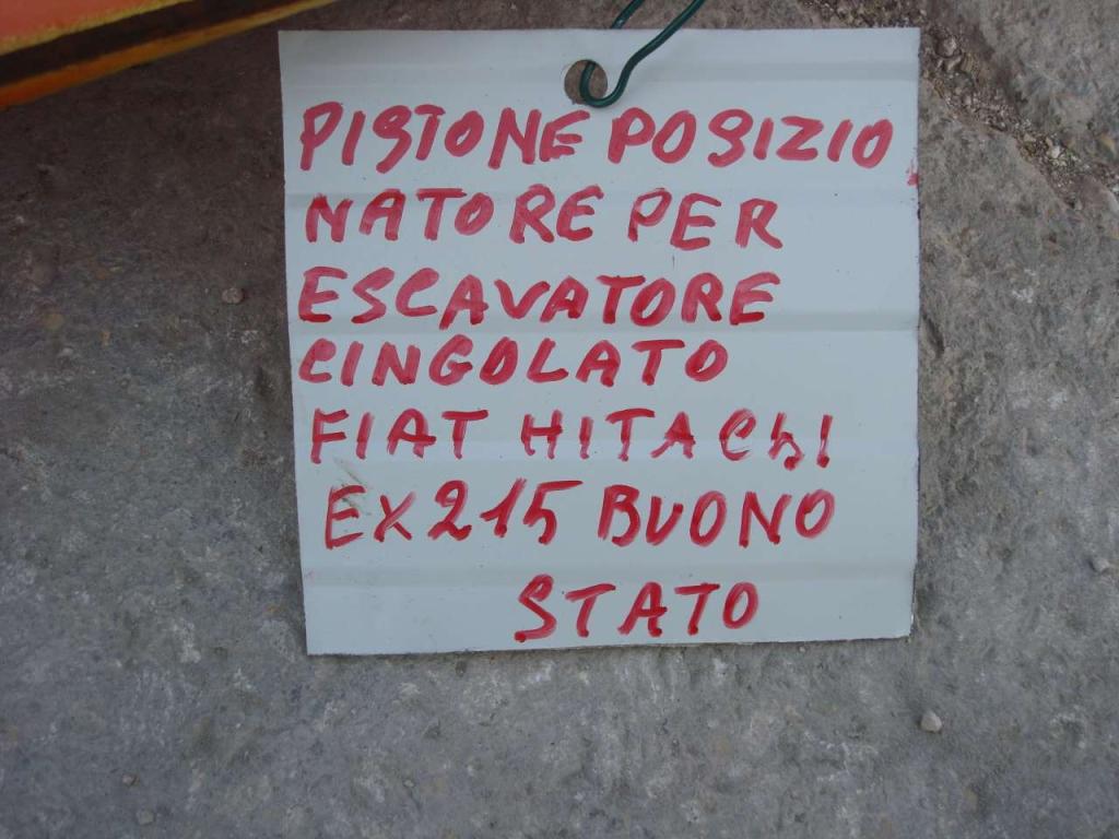 Piston positionneur pour Fiat Hitachi EX 215 Photo 5