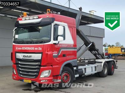 Daf XF 480 XF 6X2 NL-truck APK VSL S26-6200 containersystem Lift+steering axle Automatic Euro 6 en vente par BAS World B.V.
