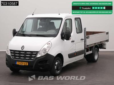 Renault Master 145PK Dubbel Cabine Open Laadbak Dubbellucht 3,5t Trekhaak Airco Pritsche Pickup Open Box Ai en vente par BAS World B.V.