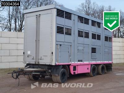 Fiege Tec AT 2 axles Animal Viehanhänger en vente par BAS World B.V.