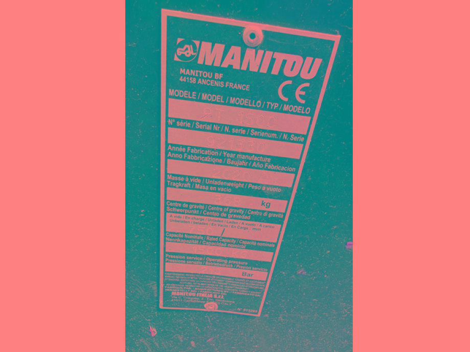 Manitou PT1500 C/ARGANO Photo 2