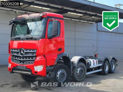 Mercedes-Benz Arocs 4142 8X4 Chassis Steel suspension Big-Axle Automatic Euro 6 en vente par BAS World B.V.