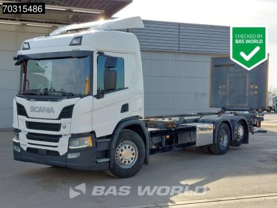 Scania P500 P 6X2 Full Air Zepro 2500kg Ladebordwand Lift-Lenk Asche Retarder en vente par BAS World B.V.