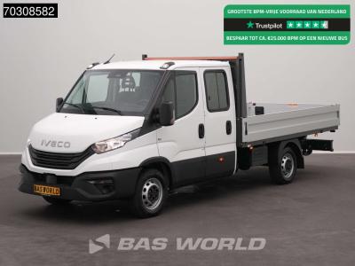 Iveco Daily 35S16 3.0L Automaat Dubbel Cabine Open Laadbak 3,5t Trekhaak 160PK Airco Euro6 Pritsche Picku en vente par BAS World B.V.