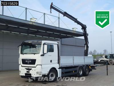 Man TGX 26.440 6X2 Terex Atlas 125.2-A2 Kran Crane Lift+steering axle Euro 5 en vente par BAS World B.V.