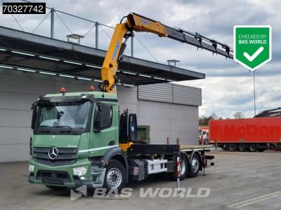 Mercedes-Benz Antos 2540 6X2 EFFER 265/6S Crane Kran Remote Lift+Steering Axle Euro 6 en vente par BAS World B.V.