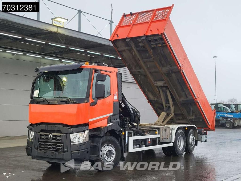 Renault C 430 6X2 HIAB X-HIDUO 158BS-3 Crane + Tipper Euro 6 Photo 9