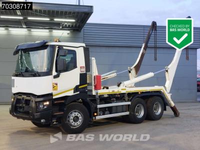 Renault C 430 C 6X4 HYVA NG 2018 TAXL skiploader 6x4 Big-Axle Automatic Euro 6 en vente par BAS World B.V.