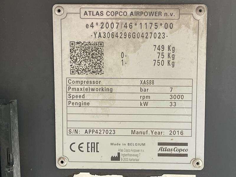 Atlas Copco XAS 88 KD - N Photo 8