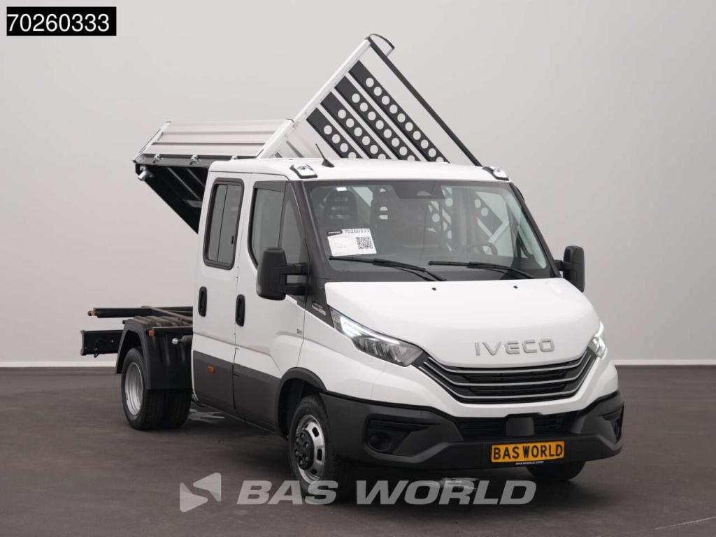 Iveco Daily 35C21 3-Zijdige Kipper Dubbel Cabine 210PK 3.0L Dubbellucht 3,5t Trekhaak ACC Airco LED Camer Photo 5