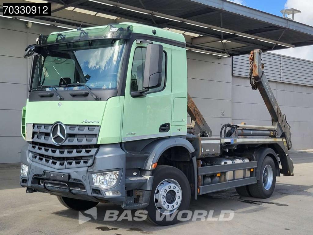 Mercedes-Benz Arocs 1845 4X2 Meiller AK12LT skiploader Automatic Retarder Euro 6 Photo 12