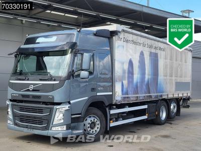 Volvo FM 420 6X2 Curtainsides 2500kg Ladebordwand Lift+steering axle VEB+ ACC Euro 6 en vente par BAS World B.V.