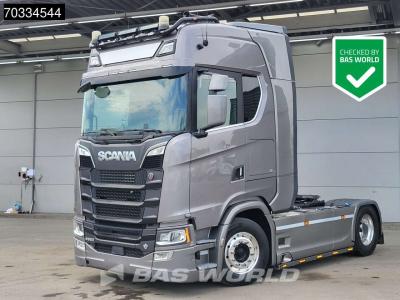 Scania S520 S 4X2 V8 Retarder Full-Air 2x Tanks Standklima ACC Leather Navi Alcoa's en vente par BAS World B.V.
