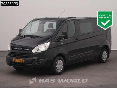 Ford Transit Custom 125pk Dubbel Cabine L2H1 Navi Trekhaak Airco Cruise Camera Parkeersensoren v+a DC Do en vente par BAS World B.V.