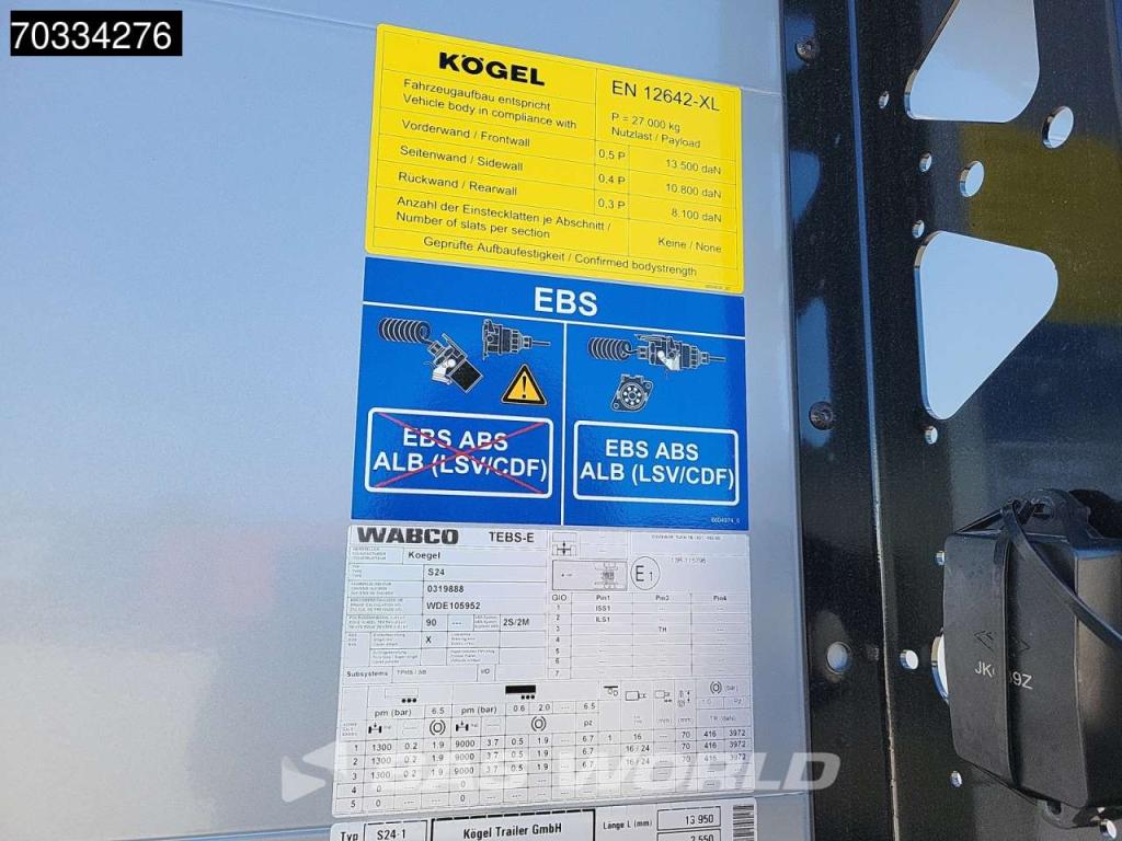 Kögel S24-1 MEGA Hefdak Schuifdak Liftas Photo 18