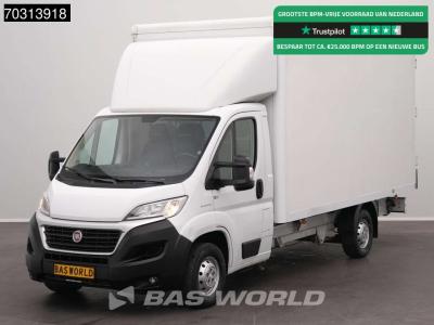 Fiat Ducato Bakwagen Achterdeuren 150PK Navi Airco Cruise Euro6 Meubelbak Koffer Airco Cruise control en vente par BAS World B.V.