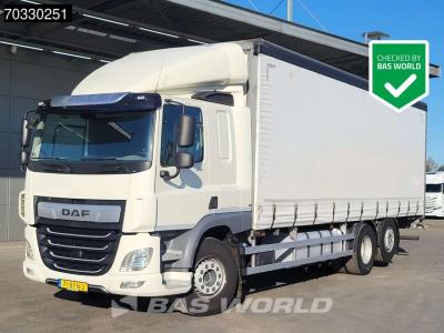 Daf CF 410 CF 6X2 NL-Truck Curtainsider APK Lift+steering axle MX Engine brake Euro 6 en vente par BAS World B.V.