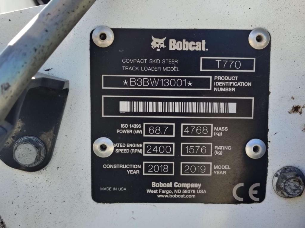 Bobcat T 770 Photo 26