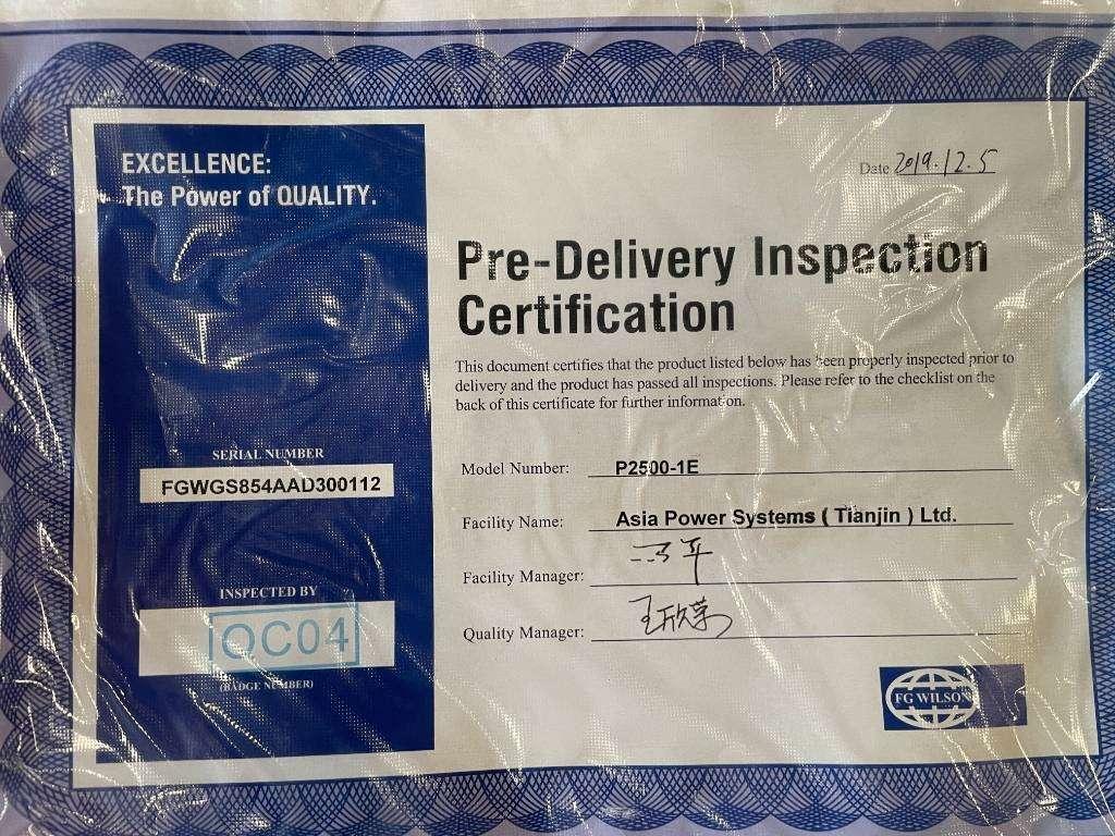 FG Wilson P2500-1E - 2500 kVA Surplus Genset - DPX-25085 Photo 21