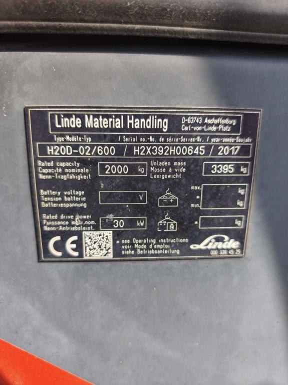 Linde H20D-02/600 Photo 8