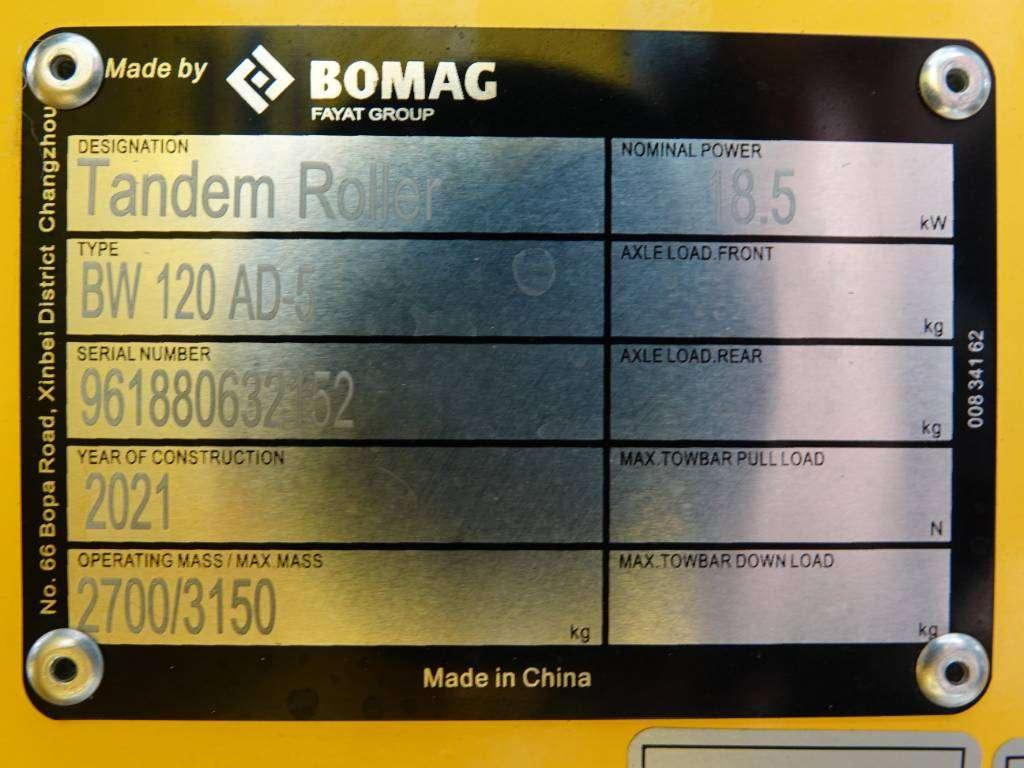 Bomag BW120AD-5 - 200 Hours! Kubota Engine Photo 18