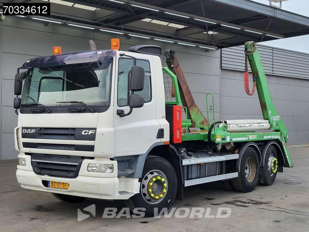 Daf CF75.310 6X2 NL-truck Multilift Skiploader Automatic Steering Axle Euro 5 Photo 7