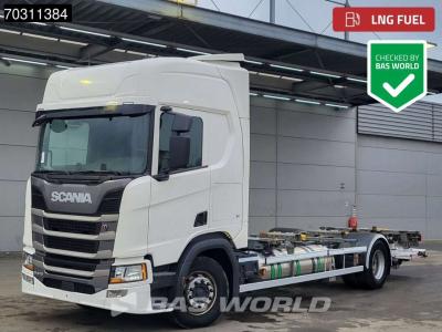 Scania R410 4X2 LNG Engine BDF 1500kg Ladebordwand Retarder Euro 6 en vente par BAS World B.V.