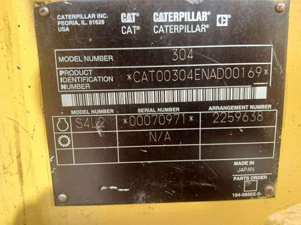 Caterpillar 304 Photo 9