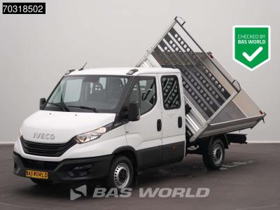 Iveco Daily 35S16 Automaat Driezijdige Kipper Dubbel Cabine 3,5t Trekhaak 160PK Airco Camera Euro6 Tipper en vente par BAS World B.V.