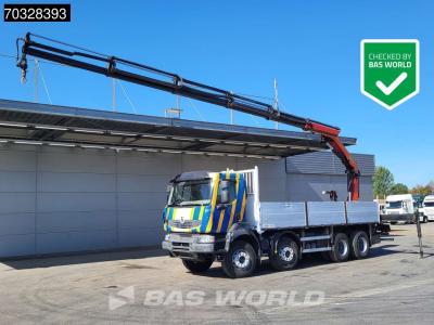 Renault Kerax 430 8X4 Palfinger PK22002 EH Kran Crane Steel suspension Big-Axle Euro 5 en vente par BAS World B.V.