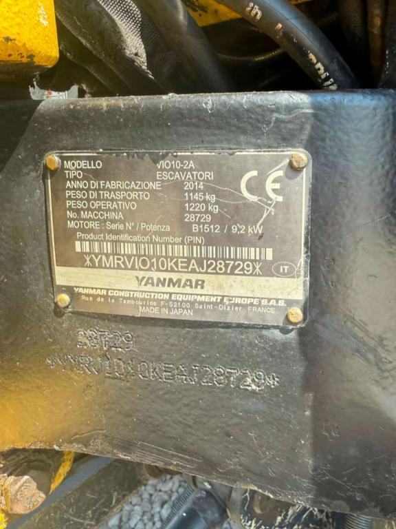 Yanmar VIO10-2A Photo 10