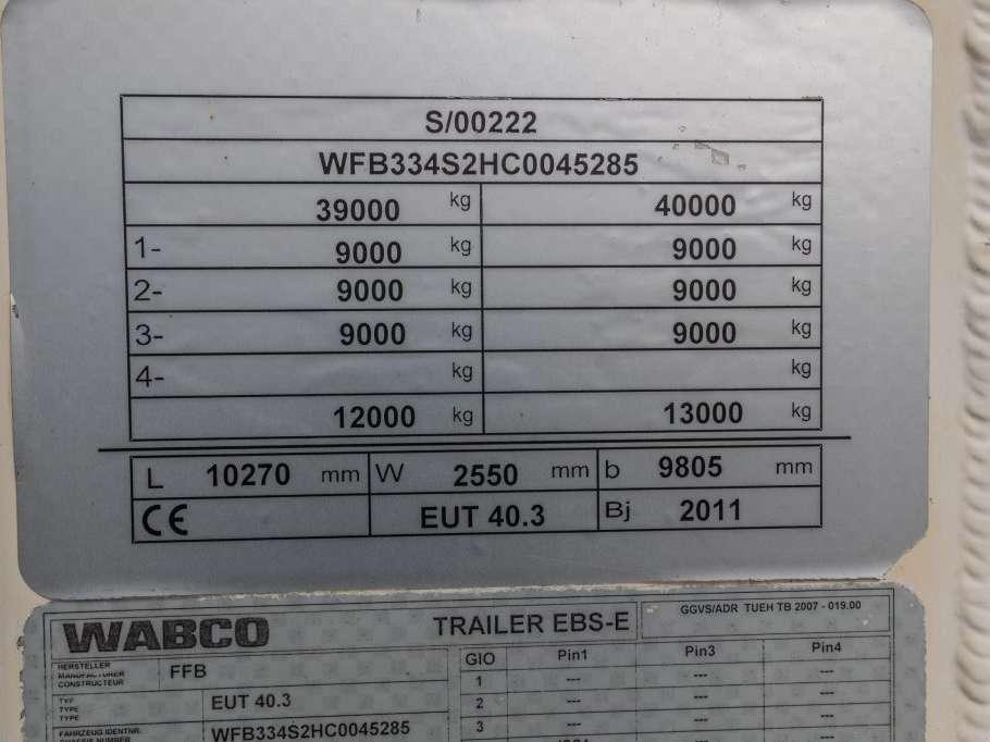 Feldbinder EUT 40.3- 40.000 L CEMENT/CIMENT/ZEMENT Photo 16