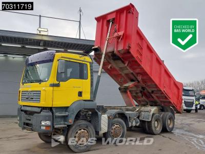 Man TGA 41.480 TGA 8X8 15m3 Meiller tipper 8x8 Full Steel Manual Gearbox Big-Axle en vente par BAS World B.V.
