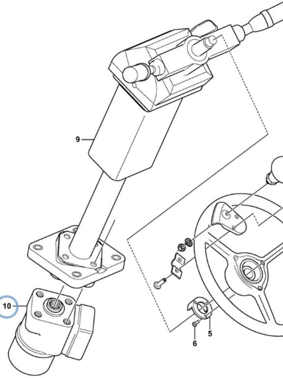 Volvo control valve for Volvo L180E, L180F, L150E and L150F. Photo 2