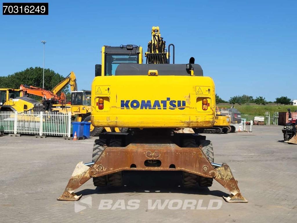 Komatsu PW180 -7E0 OUTRIGGERS + BLADE Photo 8