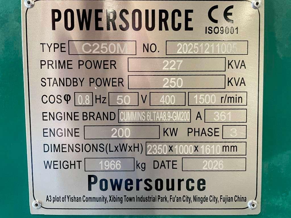 Cummins 6LTAA8.9-GM200 - 250 kVA Marine Genset - DPX-19754 Photo 6
