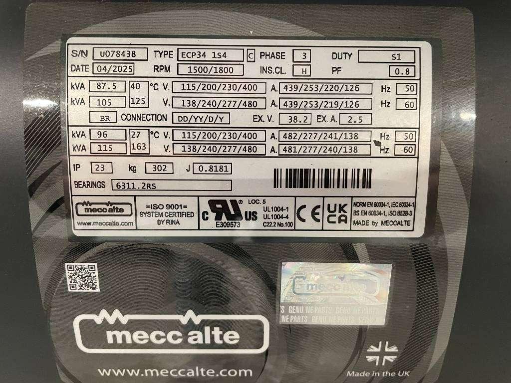 JCB 448TGWA-72 - 80kVA marine genset St-5 - DPX-22002 Photo 18