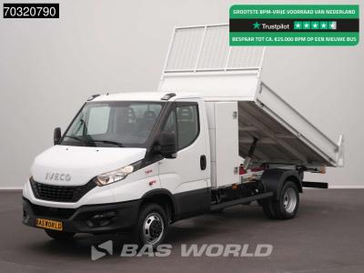 Iveco Daily 35C16 3.0L Kipper met Kist Dubbellucht 3,5t Trekhaak Navi Airco Cruise Camera Euro6 Tipper Be en vente par BAS World B.V.