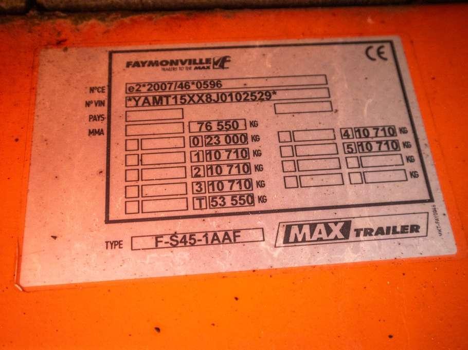 Faymonville MAX 100-5 assen-19.75m-Uitschuifbaar/extensible/extendable/ausziehbar Photo 12